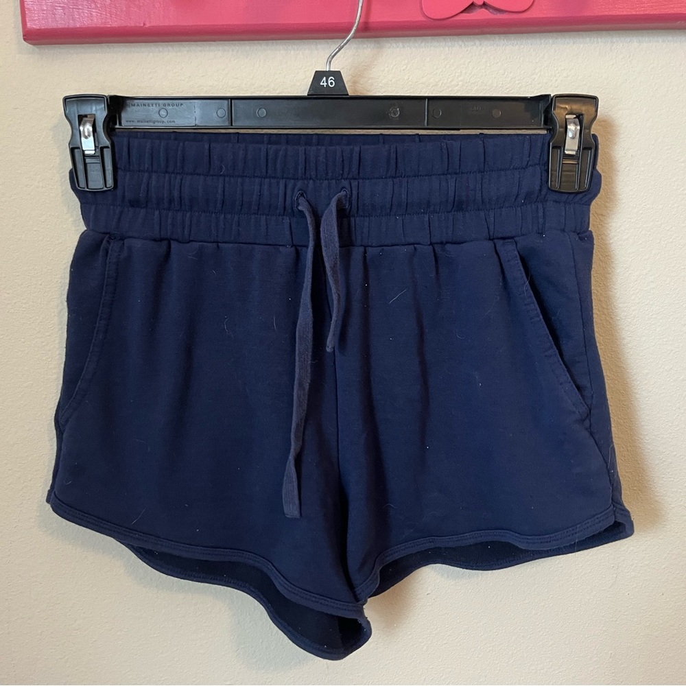 Fabletics Blue Athletic Shorts Soft Elastic Waistband